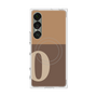 プレミアムスクエアケース with SnapMag［ オリジナル - initial two tone - O brown ］