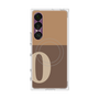 プレミアムスクエアケース with SnapMag［ オリジナル - initial two tone - O brown ］