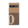 プレミアムスクエアケース with SnapMag［ オリジナル - initial two tone - O brown ］