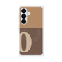プレミアムスクエアケース with SnapMag［ オリジナル - initial two tone - O brown ］
