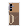 プレミアムスクエアケース with SnapMag［ オリジナル - initial two tone - O brown ］