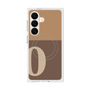 プレミアムスクエアケース with SnapMag［ オリジナル - initial two tone - O brown ］
