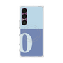 プレミアムスクエアケース with SnapMag［ オリジナル - initial two tone - O blue ］