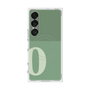 プレミアムスクエアケース with SnapMag［ オリジナル - initial two tone - O green ］
