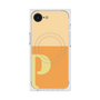 プレミアムスクエアケース with SnapMag［ オリジナル - initial two tone - P orange ］