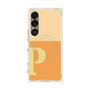 プレミアムスクエアケース with SnapMag［ オリジナル - initial two tone - P orange ］