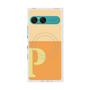 プレミアムスクエアケース with SnapMag［ オリジナル - initial two tone - P orange ］