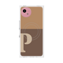 プレミアムスクエアケース with SnapMag［ オリジナル - initial two tone - P brown ］