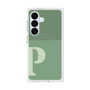プレミアムスクエアケース with SnapMag［ オリジナル - initial two tone - P green ］