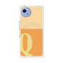 プレミアムスクエアケース with SnapMag［ オリジナル - initial two tone - Q orange ］