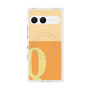 プレミアムスクエアケース with SnapMag［ オリジナル - initial two tone - Q orange ］