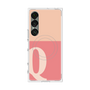 プレミアムスクエアケース with SnapMag［ オリジナル - initial two tone - Q pink ］