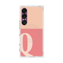 プレミアムスクエアケース with SnapMag［ オリジナル - initial two tone - Q pink ］