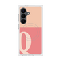 プレミアムスクエアケース with SnapMag［ オリジナル - initial two tone - Q pink ］