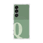 プレミアムスクエアケース with SnapMag［ オリジナル - initial two tone - Q green ］