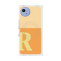 プレミアムスクエアケース with SnapMag［ オリジナル - initial two tone - R orange ］
