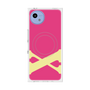 プレミアムスクエアケース with SnapMag［ オリジナル - initial color - X pink ］