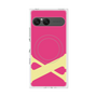 プレミアムスクエアケース with SnapMag［ オリジナル - initial color - X pink ］