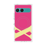 プレミアムスクエアケース with SnapMag［ オリジナル - initial color - X pink ］