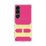 プレミアムスクエアケース with SnapMag［ オリジナル - initial color - H pink ］