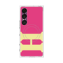 プレミアムスクエアケース with SnapMag［ オリジナル - initial color - H pink ］