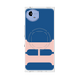 プレミアムスクエアケース with SnapMag［ オリジナル - initial color - H navy ］