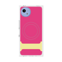 プレミアムスクエアケース with SnapMag［ オリジナル - initial color - I pink ］