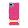 プレミアムスクエアケース with SnapMag［ オリジナル - initial color - I pink ］