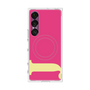 プレミアムスクエアケース with SnapMag［ オリジナル - initial color - J pink ］