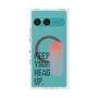 プレミアムスクエアケース with SnapMag［ オリジナル - ドットオーバーレイ - KEEP YOUR HEAD UP/A ］