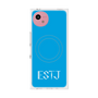 プレミアムスクエアケース with SnapMag［ オリジナル - ESTJ 幹部 - アルファベット - ブルー ］