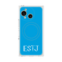 プレミアムスクエアケース with SnapMag［ オリジナル - ESTJ 幹部 - アルファベット - ブルー ］