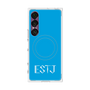 プレミアムスクエアケース with SnapMag［ オリジナル - ESTJ 幹部 - アルファベット - ブルー ］