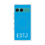 プレミアムスクエアケース with SnapMag［ オリジナル - ESTJ 幹部 - アルファベット - ブルー ］