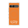 プレミアムスクエアケース with SnapMag［ オリジナル - ESTP 起業家 - アルファベット - オレンジ ］