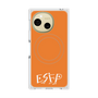 プレミアムスクエアケース with SnapMag［ オリジナル - ESFP エンターテイナー - アルファベット - オレンジ ］