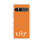 プレミアムスクエアケース with SnapMag［ オリジナル - ESFP エンターテイナー - アルファベット - オレンジ ］