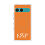 プレミアムスクエアケース with SnapMag［ オリジナル - ESFP エンターテイナー - アルファベット - オレンジ ］