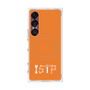 プレミアムスクエアケース with SnapMag［ オリジナル - ISTP 巨匠 - アルファベット - オレンジ ］