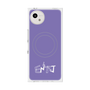 プレミアムスクエアケース with SnapMag［ オリジナル - ENTJ 指揮官 - アルファベット - パープル ］