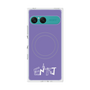プレミアムスクエアケース with SnapMag［ オリジナル - ENTJ 指揮官 - アルファベット - パープル ］