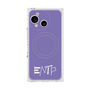 プレミアムスクエアケース with SnapMag［ オリジナル - ENTP 討論者 - アルファベット - パープル ］