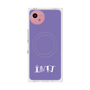 プレミアムスクエアケース with SnapMag［ オリジナル - INTJ 建築家 - アルファベット - パープル ］