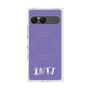 プレミアムスクエアケース with SnapMag［ オリジナル - INTJ 建築家 - アルファベット - パープル ］