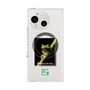 プレミアムスクエアケース with SnapMag［ Green Future Project - Gliding tree frog ］