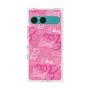プレミアムスクエアケース with SnapMag［ Barbie - ロゴパターン1 ］