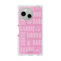プレミアムスクエアケース with SnapMag［ Barbie - ロゴパターン3 ］