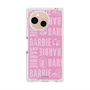 プレミアムスクエアケース with SnapMag［ Barbie - ロゴパターン3 ］