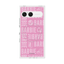 プレミアムスクエアケース with SnapMag［ Barbie - ロゴパターン3 ］