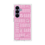 プレミアムスクエアケース with SnapMag［ Barbie - ロゴパターン3 ］